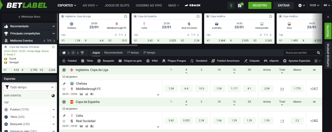 BETlabel Cassino com dealer ao vivo